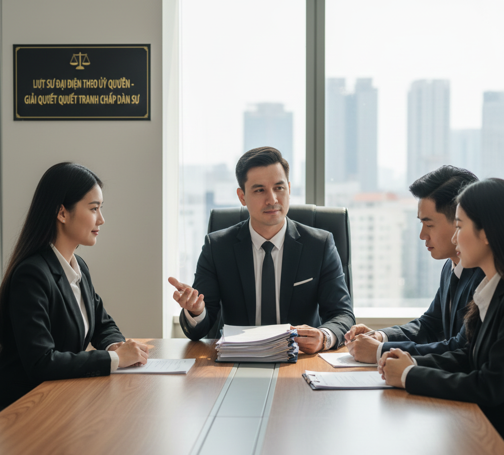Luật sư đại diện theo ủy quyền giải quyết tranh chấp dân sự